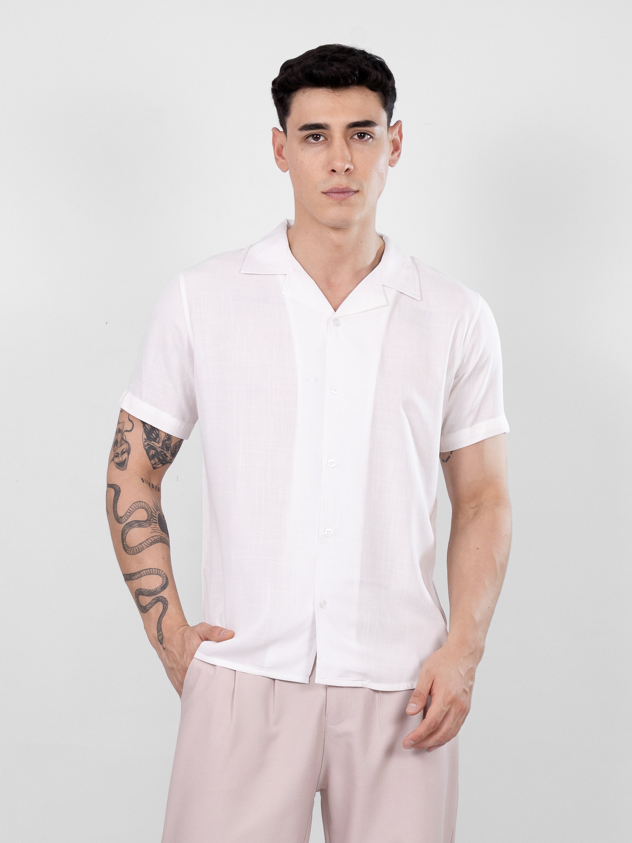 CAMISA REGULAR FIT | BLANCO
