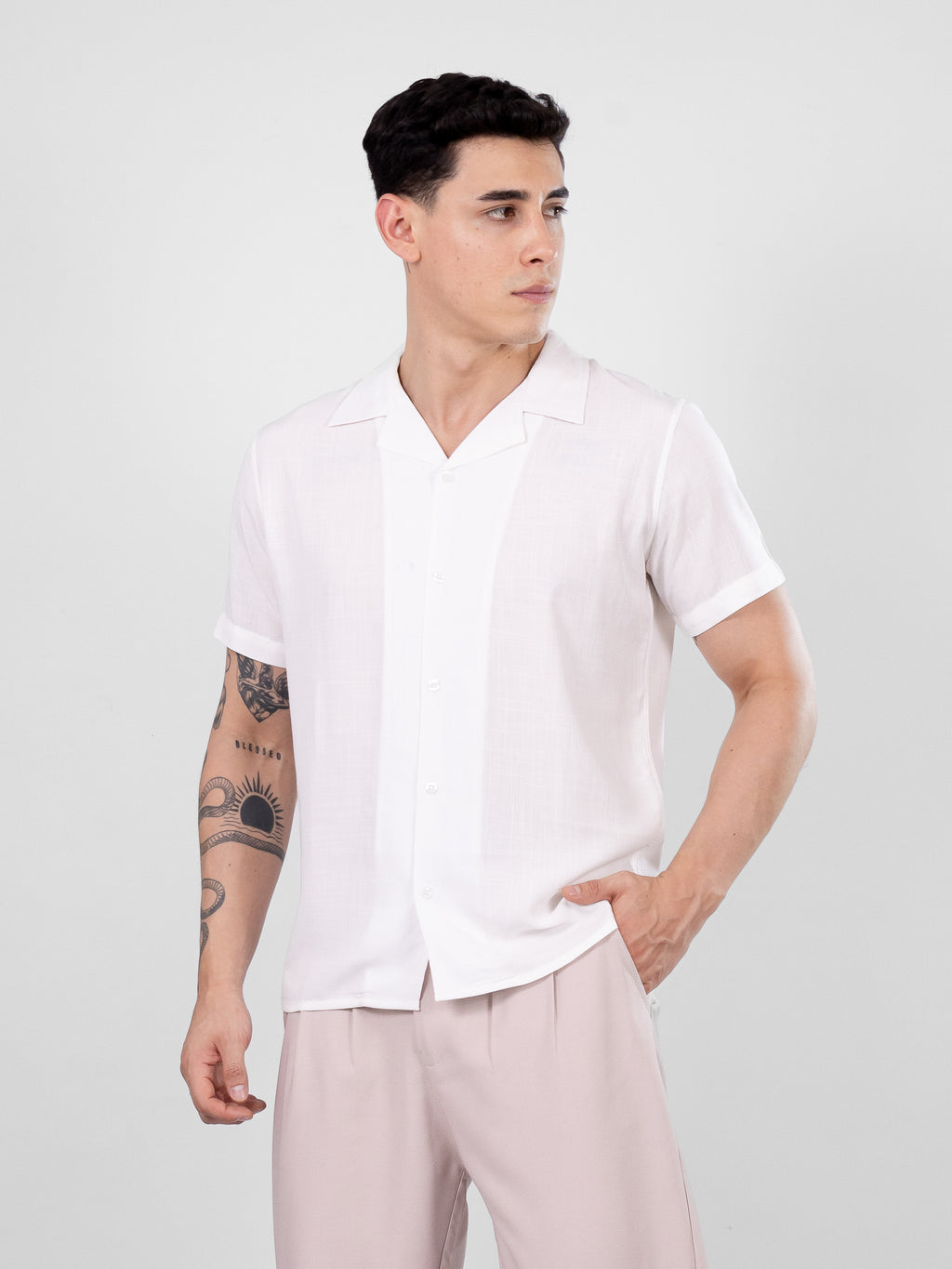 CAMISA REGULAR FIT | BLANCO