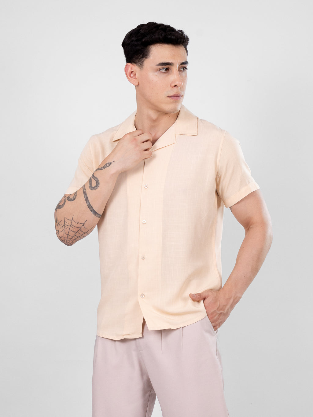 CAMISA REGULAR FIT | BEIGE