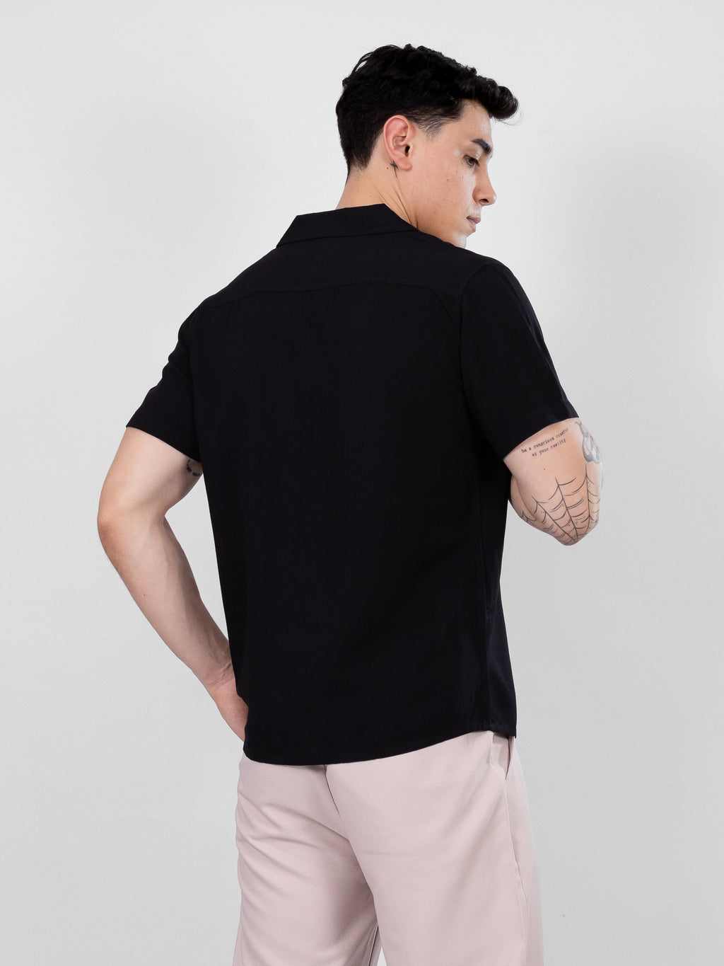 CAMISA REGULAR FIT | NEGRO