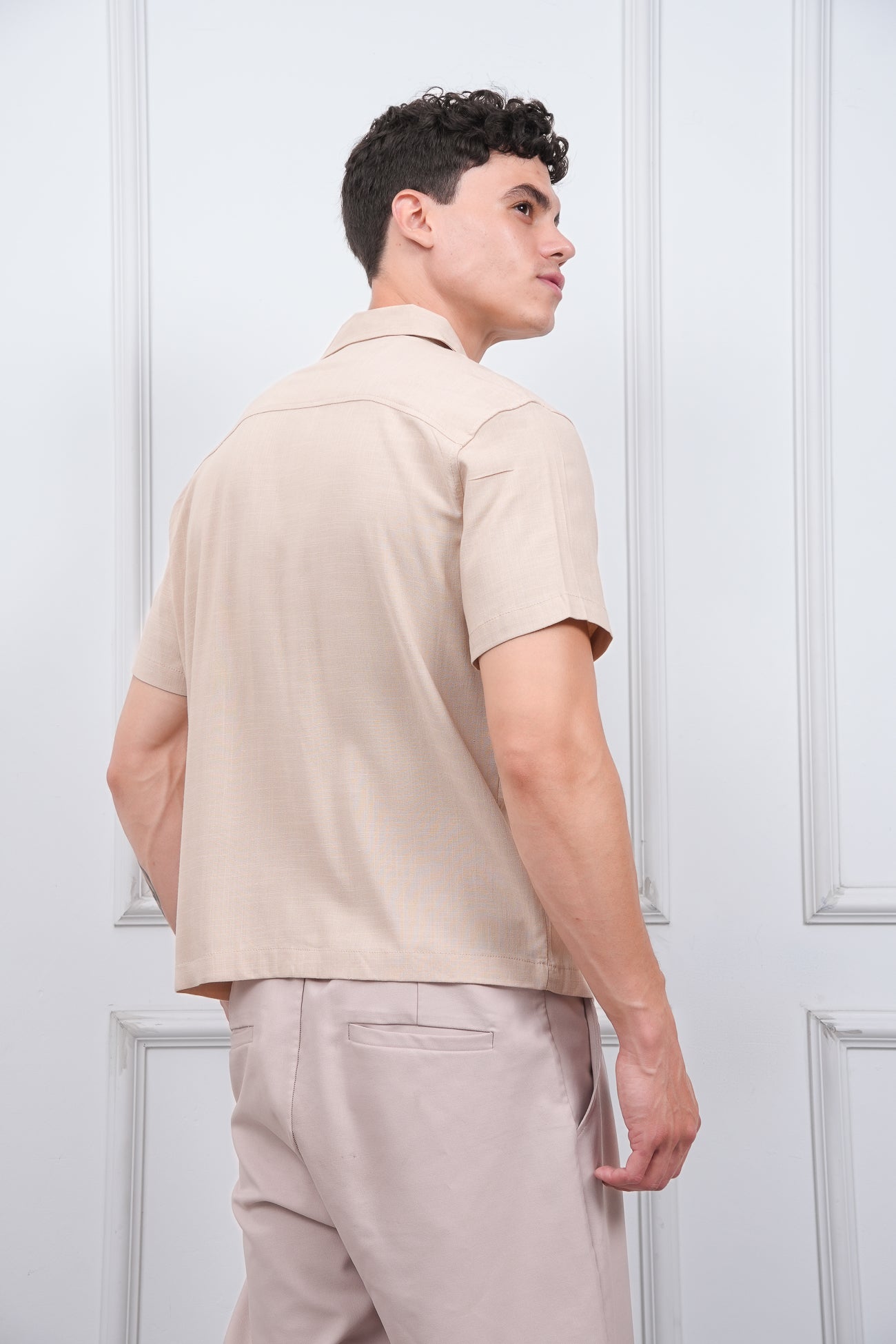 CAMISA REGULAR FIT | BEIGE