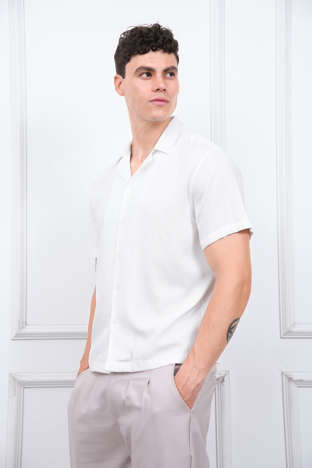 CAMISA REGULAR FIT | BLANCO