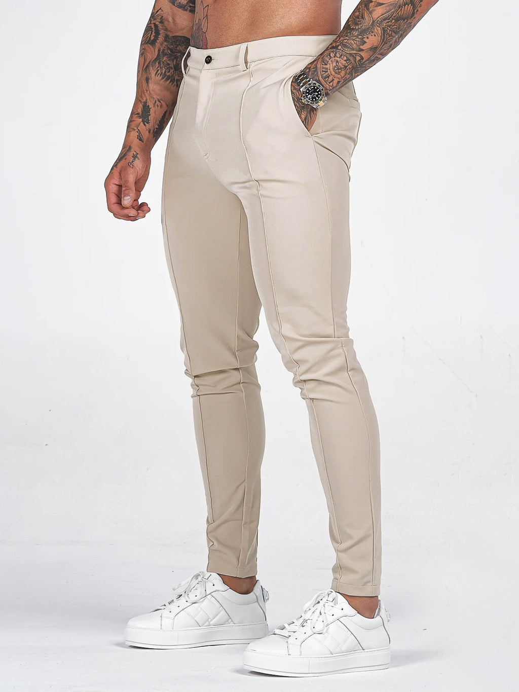PANTALÓN FIT | BEIGE
