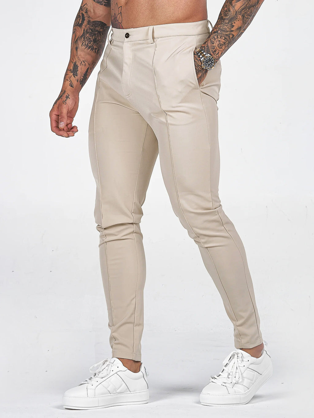 PANTALÓN FIT | BEIGE